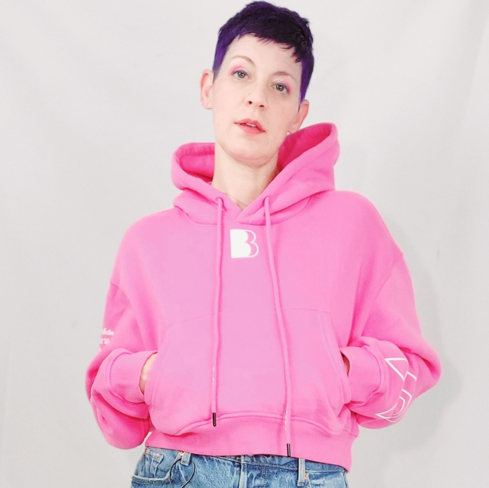 Black Label Couture Crop Hoodie 2024